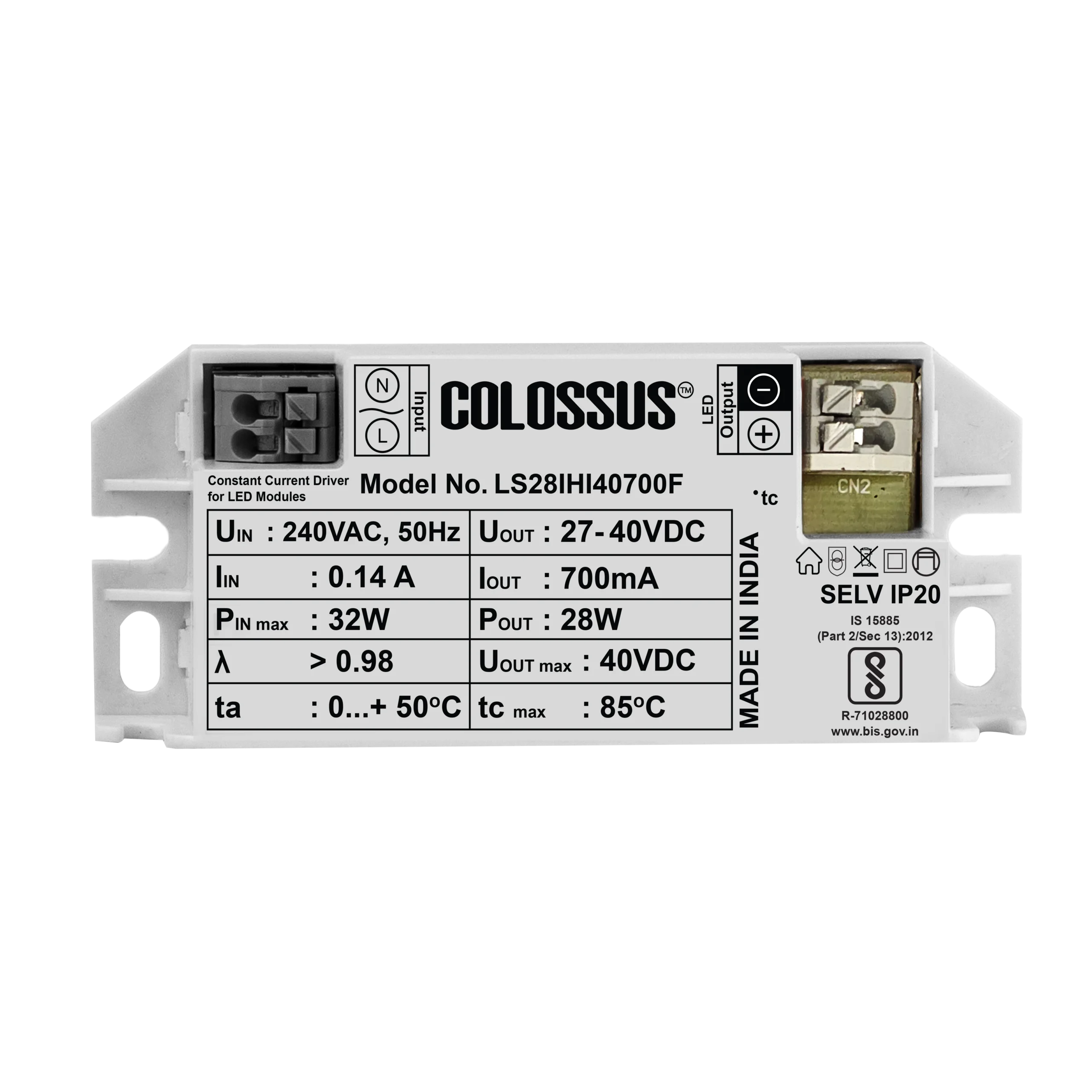 Core Static 28W 700mA LI