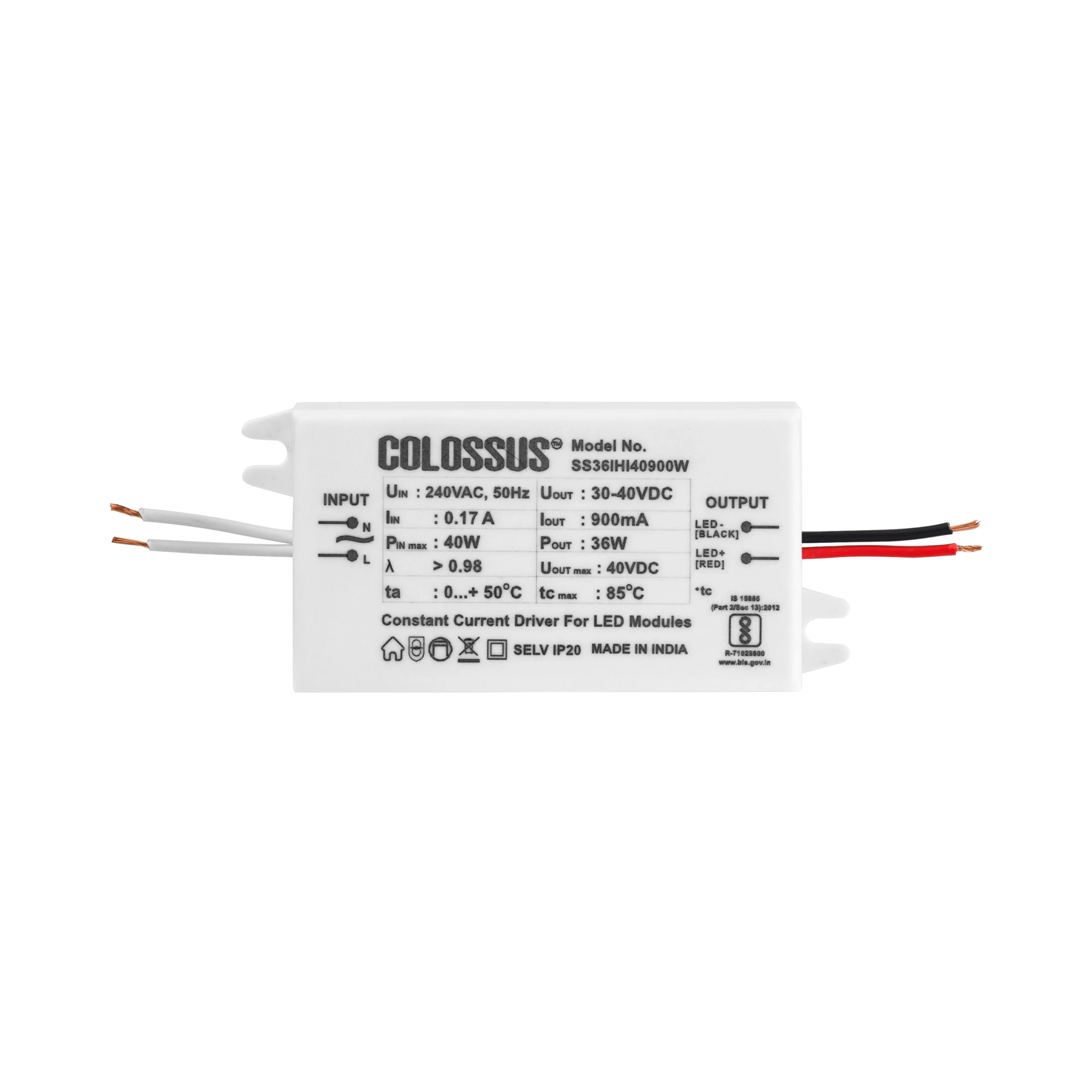 Core Static 36W 900mA SJ