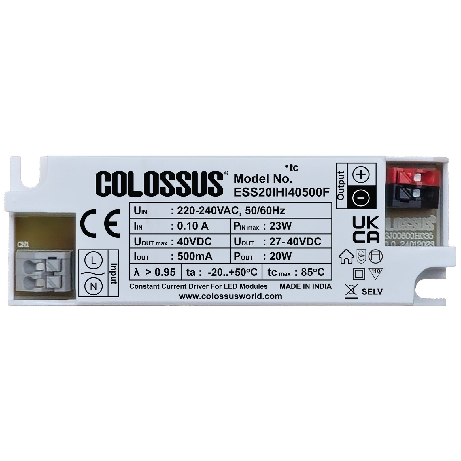 Core Static 20W 500mA ESI