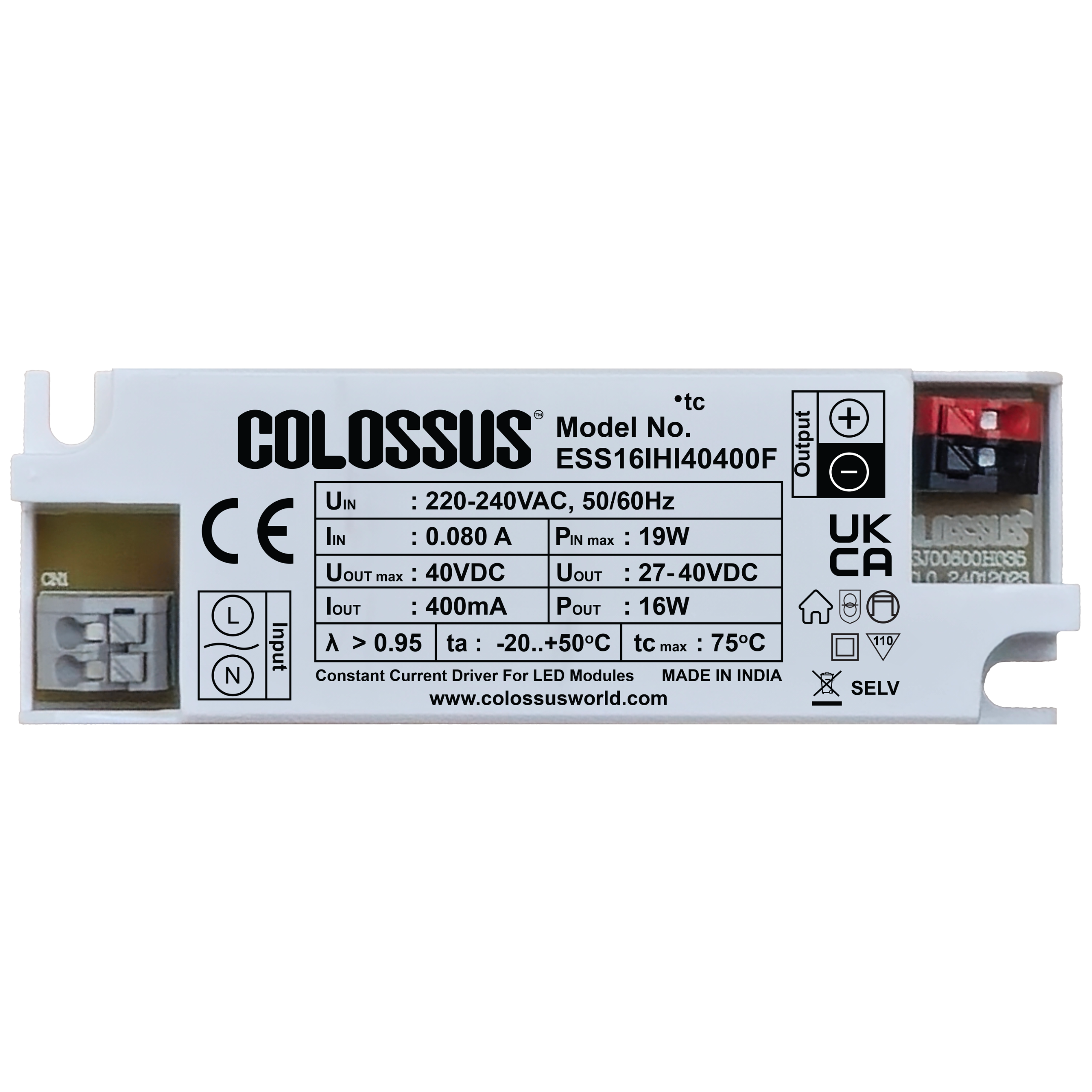 Core Static 16W 400mA ESI